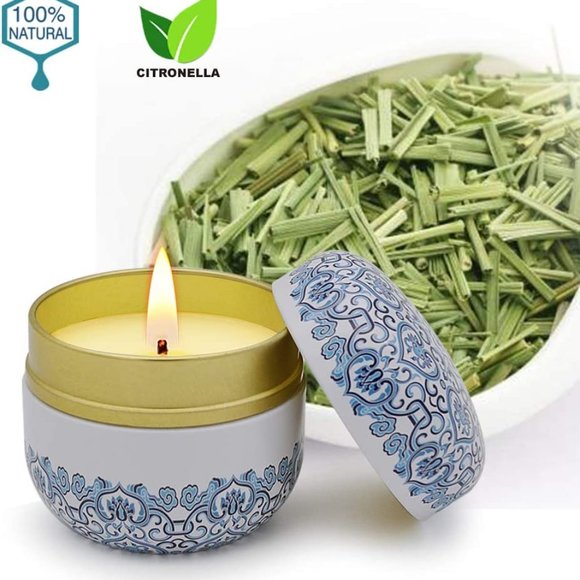 NEW 4pc Pack Citronella Scented Candle Gift Set - Picture 4 of 7